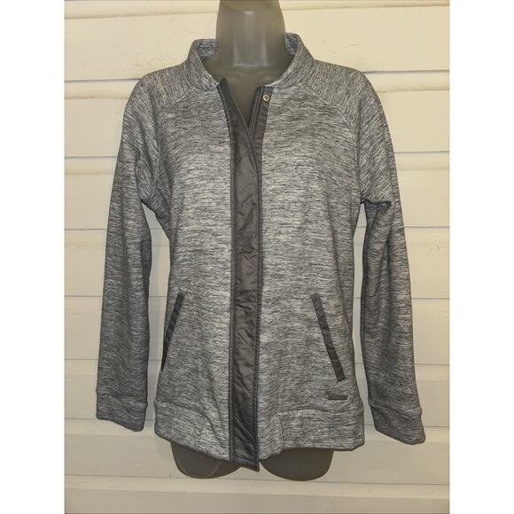 Athleta Jackets & Blazers - Athleta Fleece Lined Long Sleeve Zip Front Track Jacket Size M